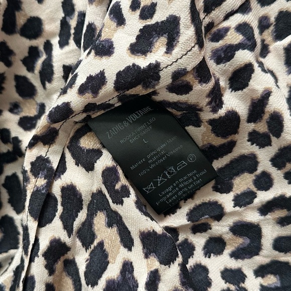 ZADIG & VOLTAIRE - Rooka Print Leo Dress Large - Picture 4 of 6
